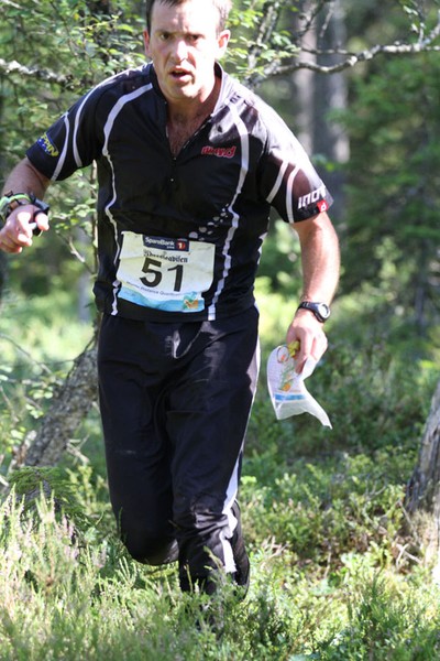 Chris Forne - Middle distance qualification race World Orienteering Champs 2010